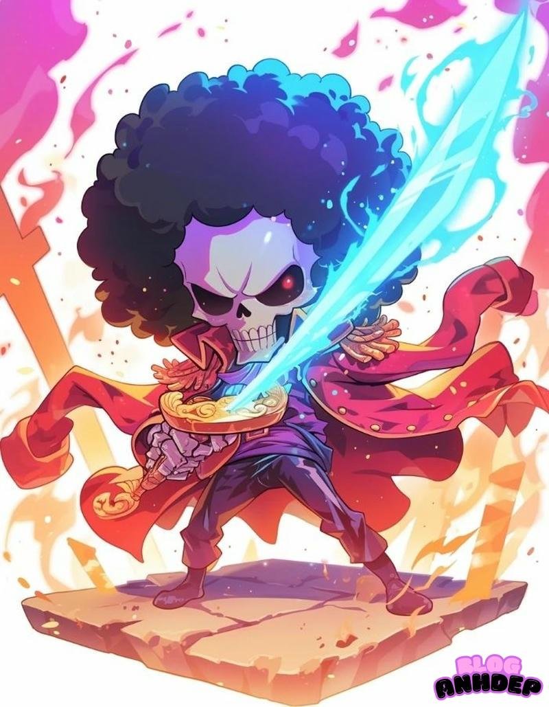 avatar cartoon người xương