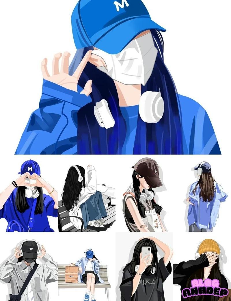 avatar che mặt bộ nữ