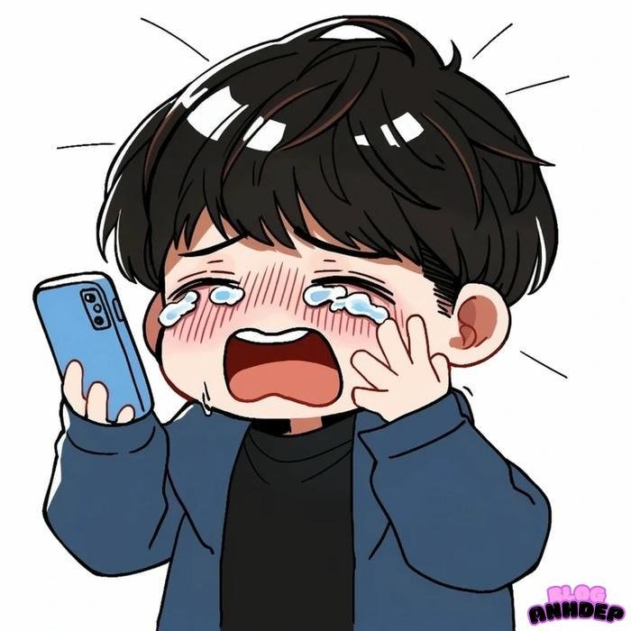 avatar chibi buồn anime