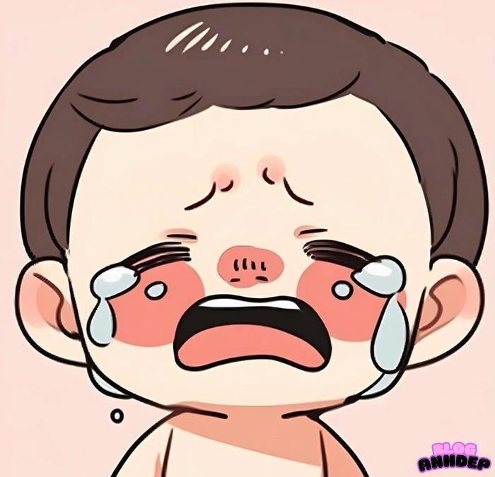 avatar chibi buồn cô đơn