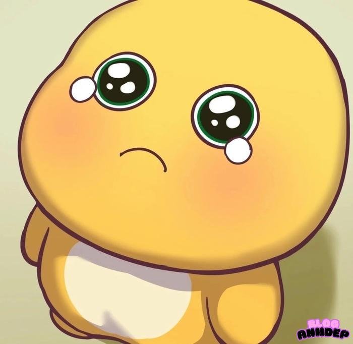 avatar chibi buồn cute