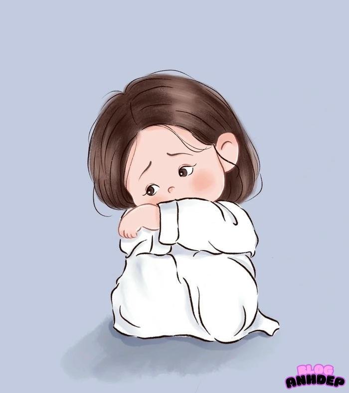 avatar chibi buồn lạnh lẽo