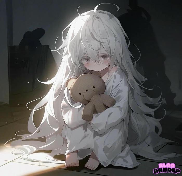 avatar chibi buồn nữ