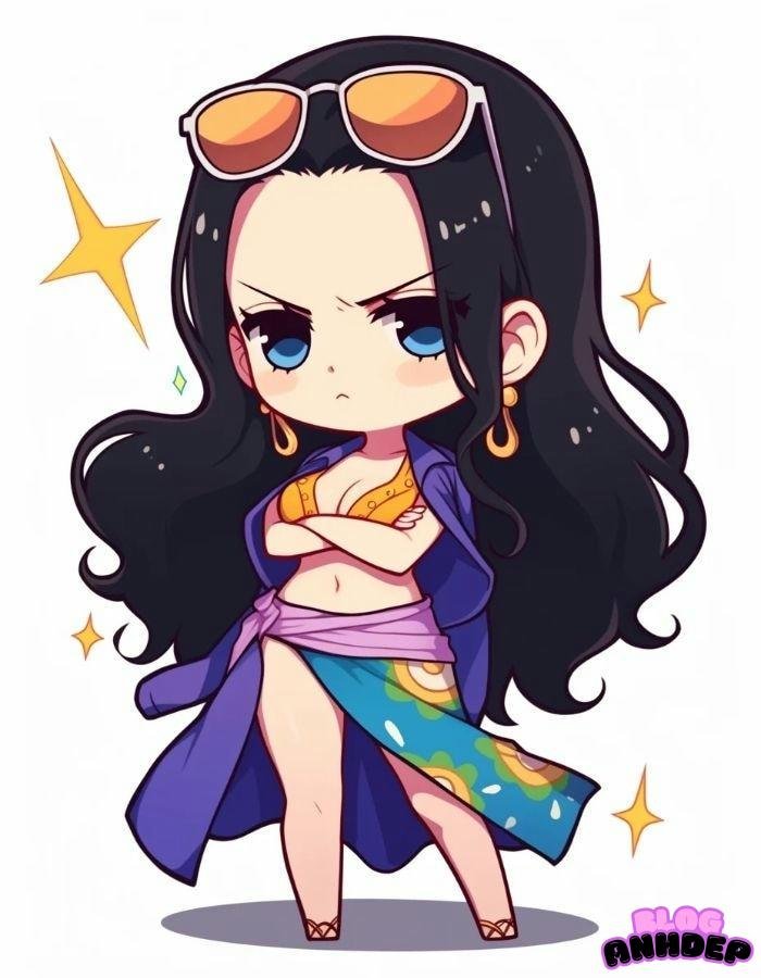 avatar chibi nữ ngầ