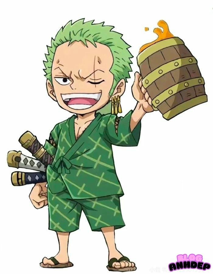 avatar chibi trai tóc xah