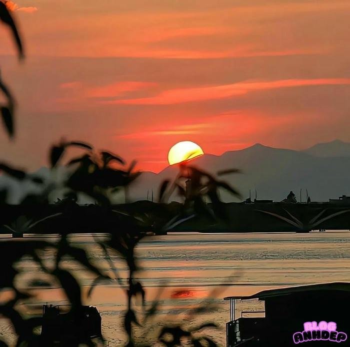 avatar chill hoàng hôn