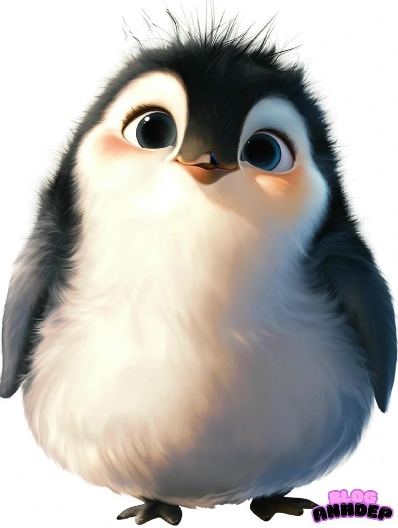 avatar chim cánh cụt cute