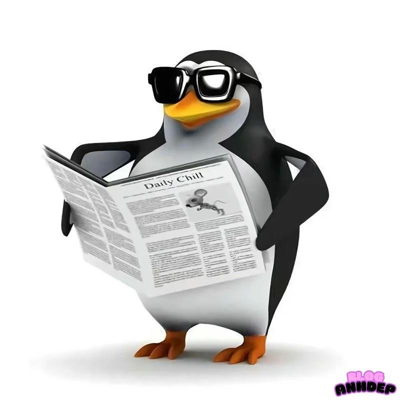 avatar chim cánh cụt dễ thương