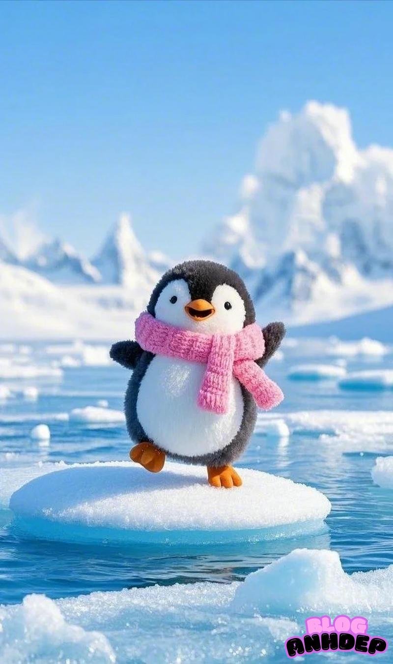 avatar chim cánh cụt đôi