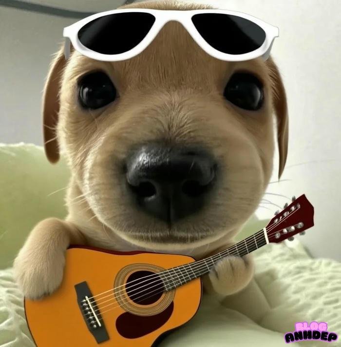 avatar chó nhạc