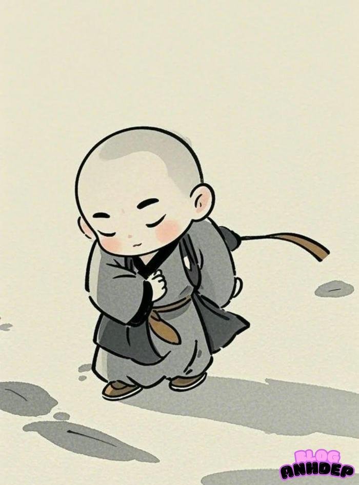 avatar chú tiểu chibi đẹp