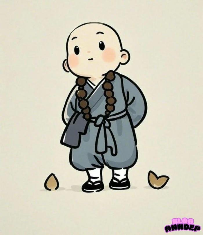 avatar chú tiểu đầu trọc