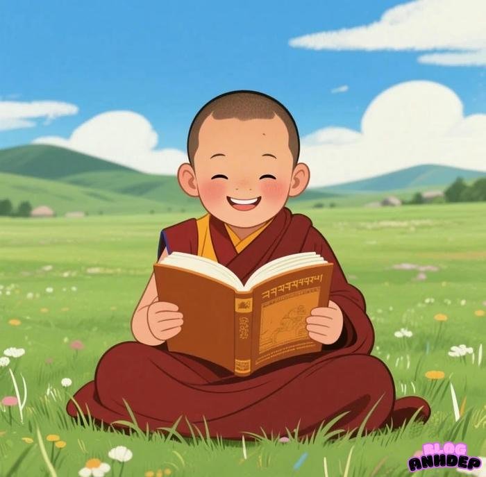 avatar chú tiểu dễ thương