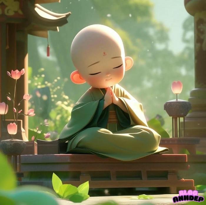 avatar chú tiểu ngủ gật