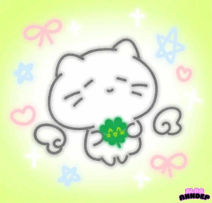 avatar cỏ 4 lá lung linh