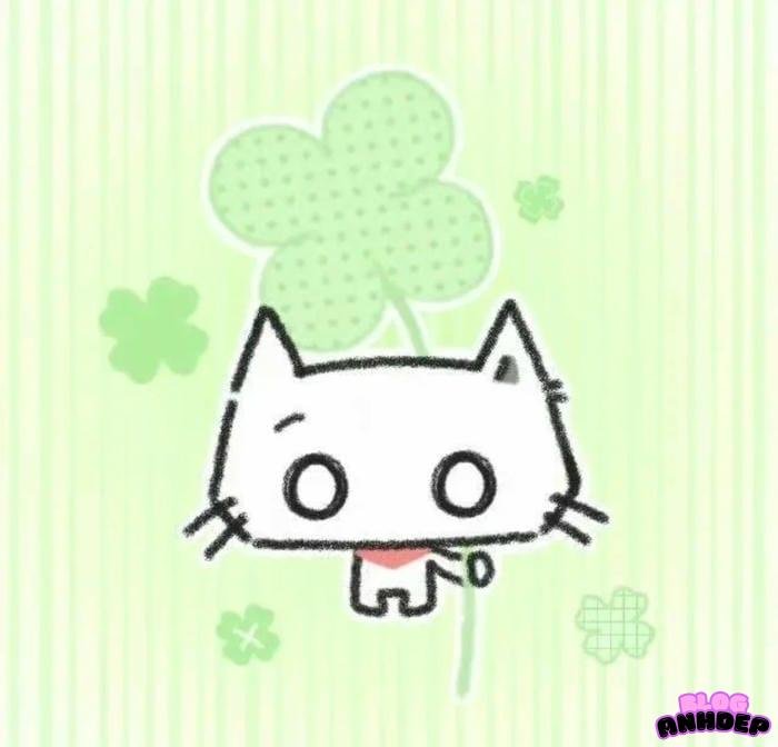 avatar cỏ 4 lá sắc nét