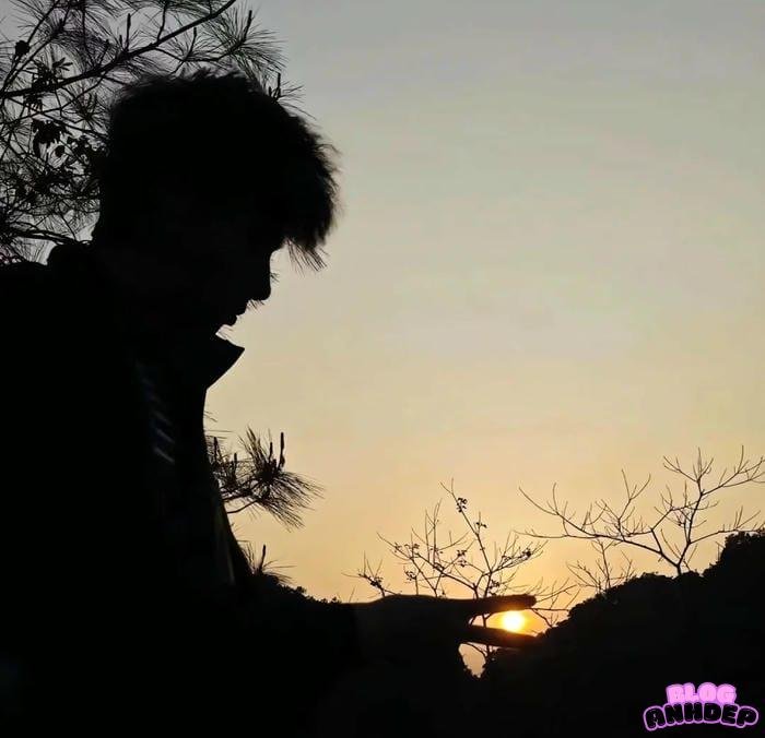 avatar cô đơn nam tâm trạng