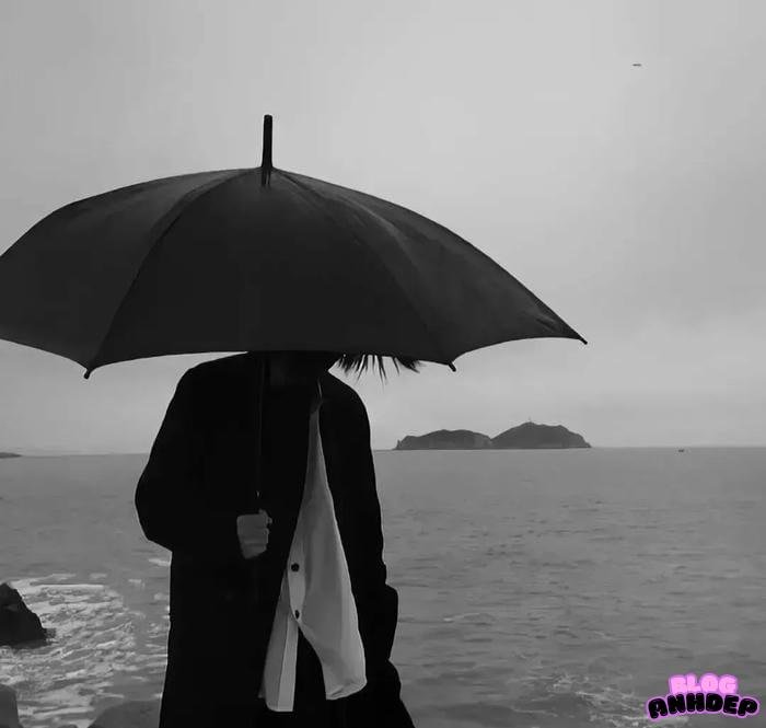 avatar cô đơn nam trống vắng