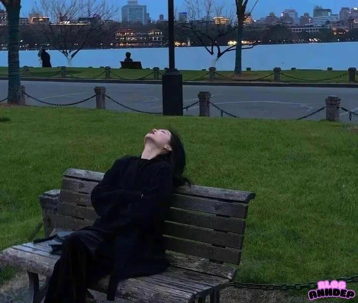 avatar cô đơn ngắm hoàng hôn