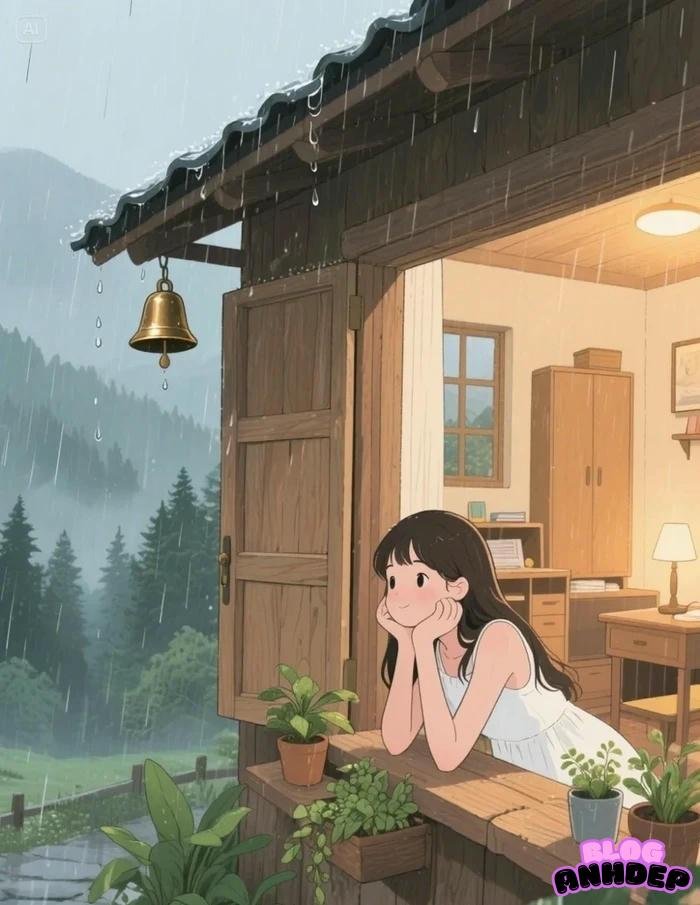 avatar cô gái buồn