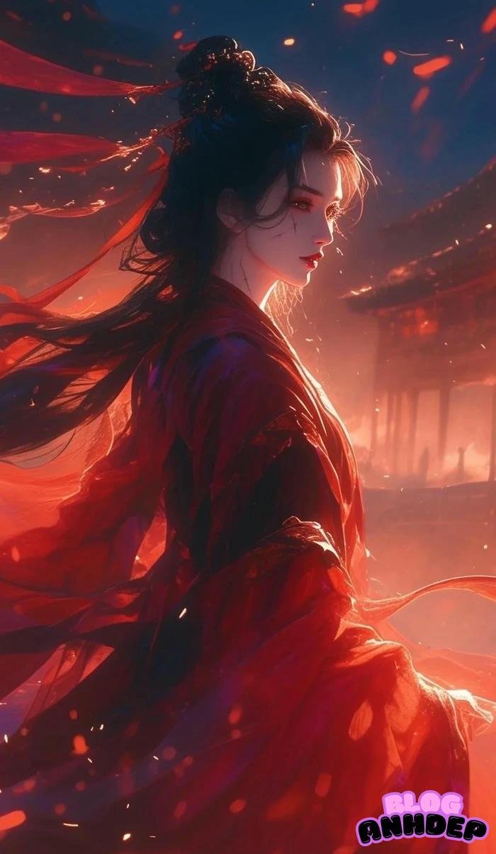 avatar con gái buồn