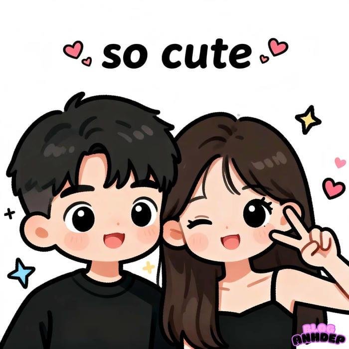 avatar couple dễ thương