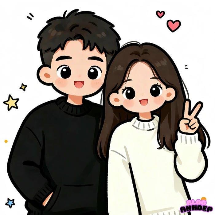 avatar couple hạnh phúc