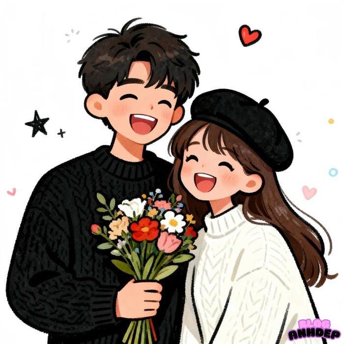 avatar couple ngọt ngào