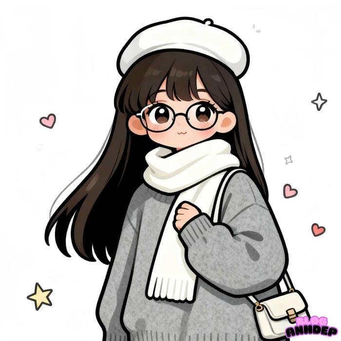 avatar cute nữ anime