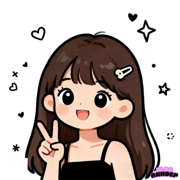 avatar cute nữ sắc nét