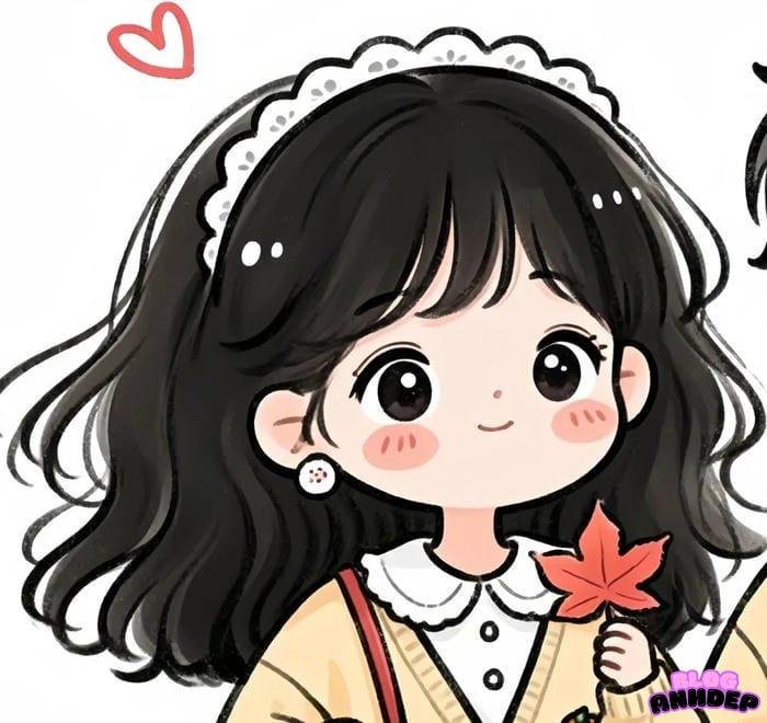 avatar cute nữ tóc ngắn