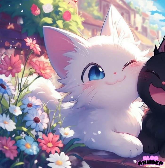 avatar đôi chú mèo con