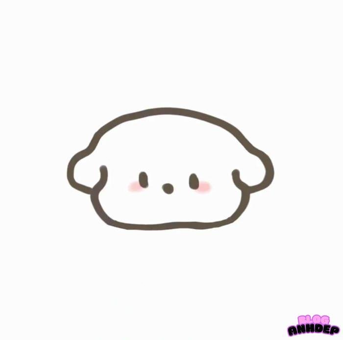 avatar đơn giản vẽ tay