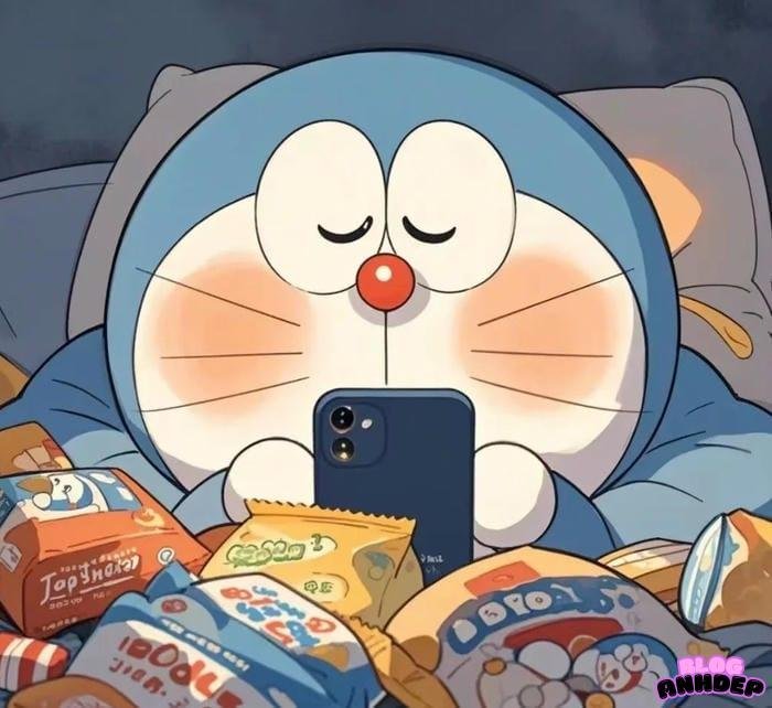 avatar doraemon chibi dễ thương