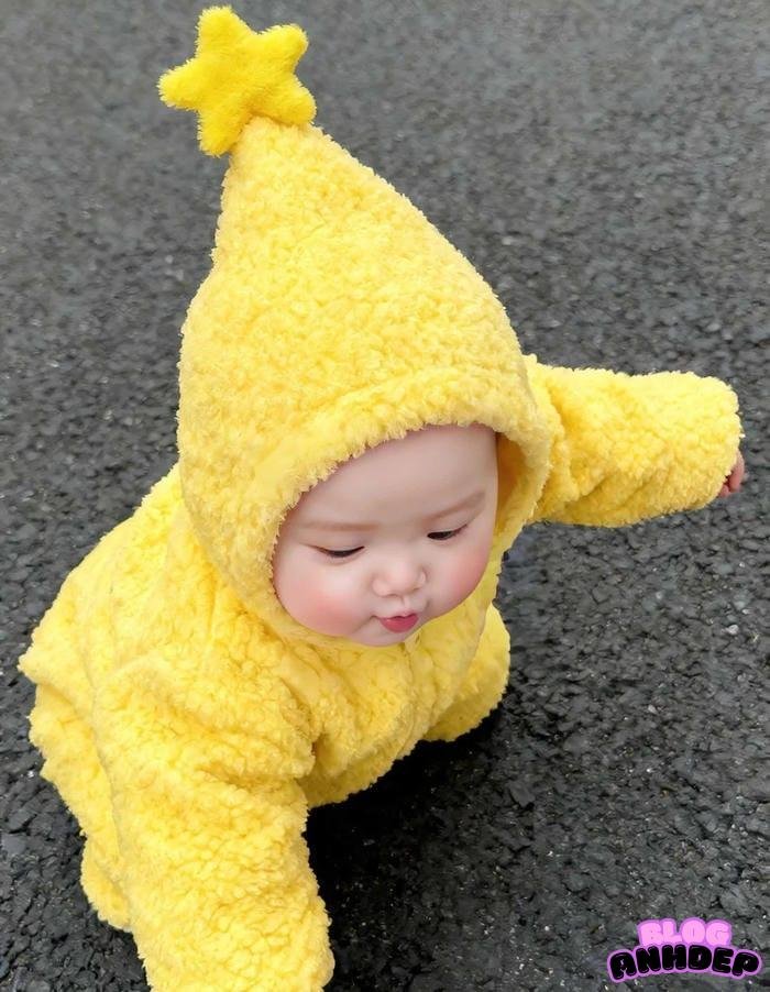 avatar em bé đội mũ len