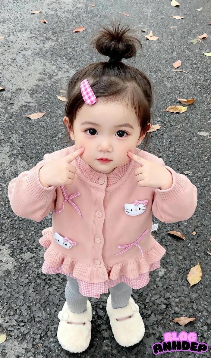 avatar em bé má hồng