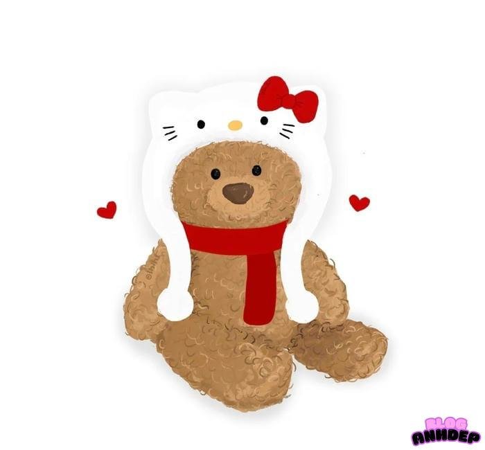 avatar gấu bông đáng yêu