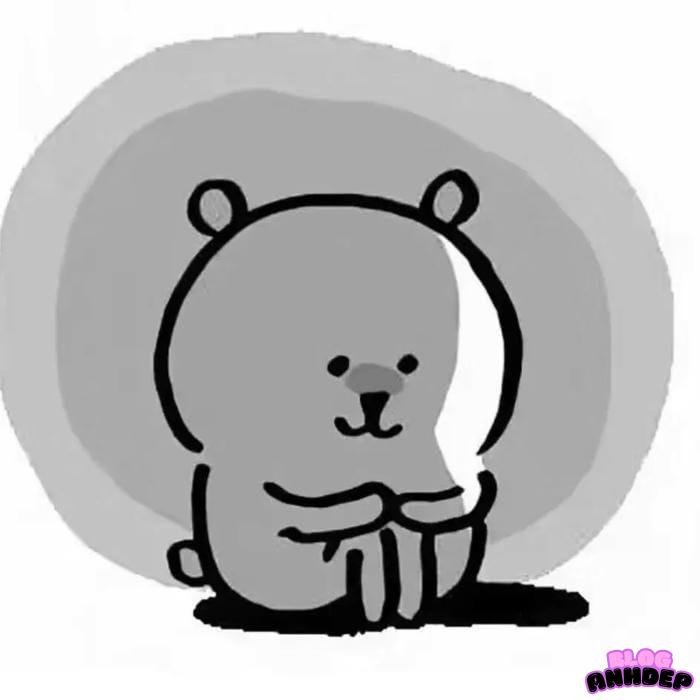 avatar gấu hiện đại