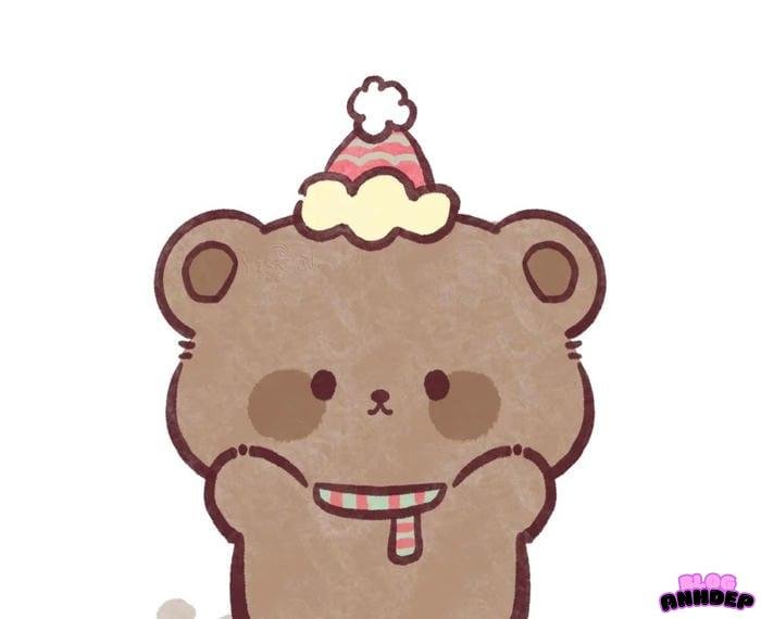 avatar gấu sắc nét