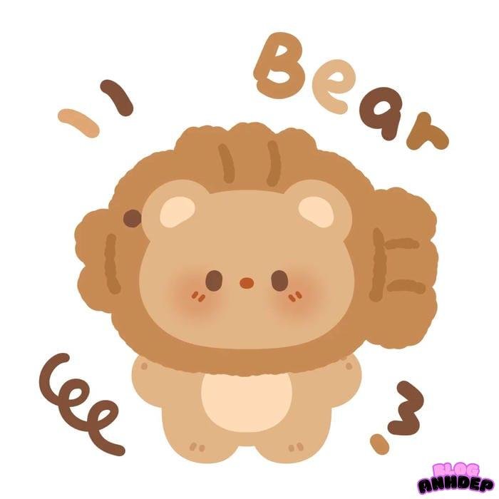 avatar gấu tinh nghịch