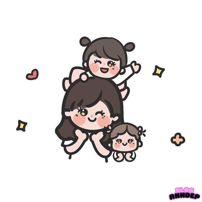 avatar gia đình ấn tượng