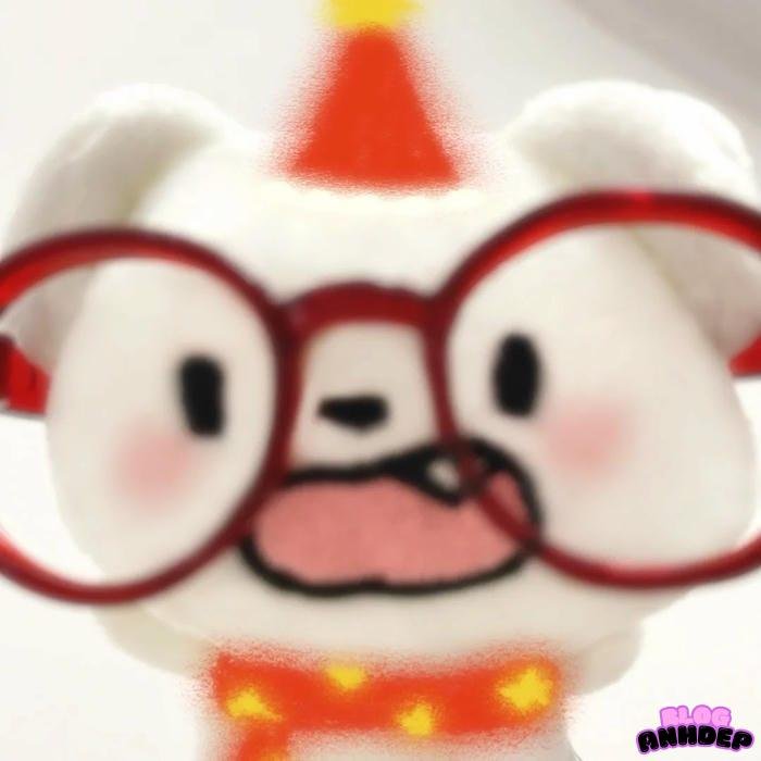 avatar giáng sinh đội mũ len