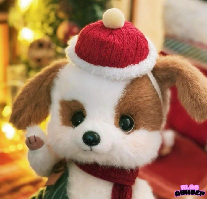 avatar giáng sinh và ánh đèn