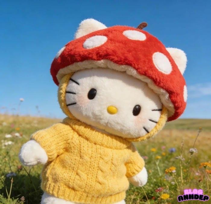 avatar hello kitty phong cách