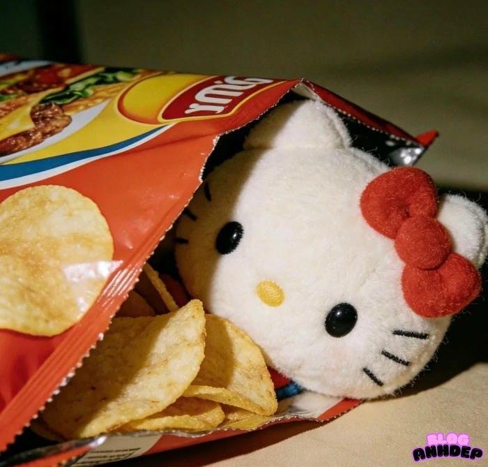 avatar hello kitty tâm trạng