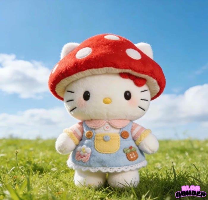 avatar hello kitty tối giản