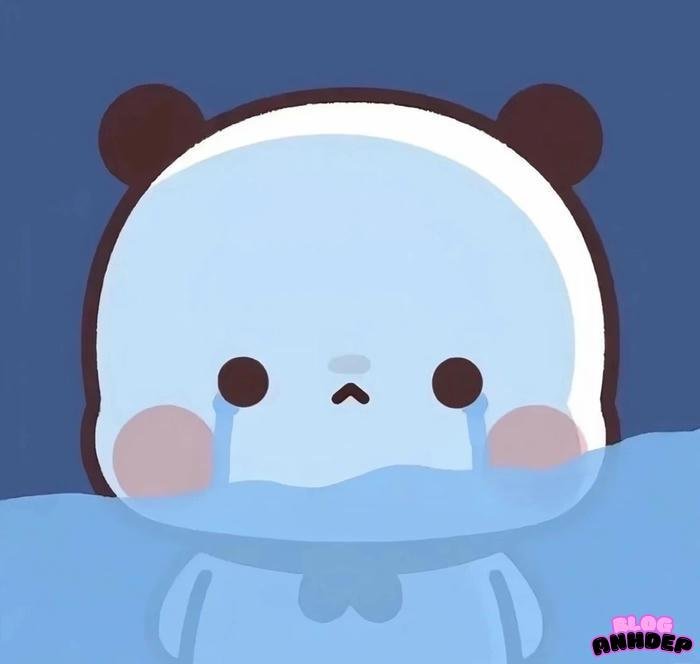 avatar mèo chibi buồn