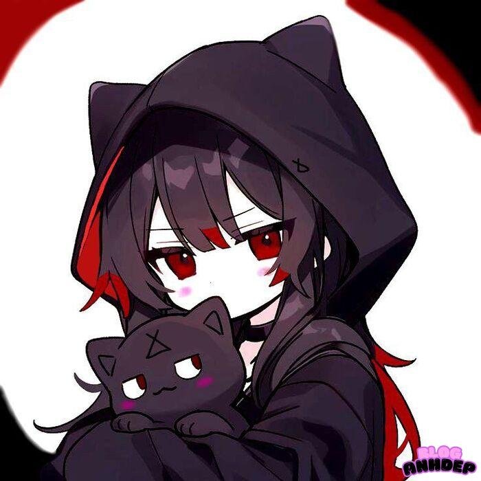 avatar mèo chibi đáng yêu xinh