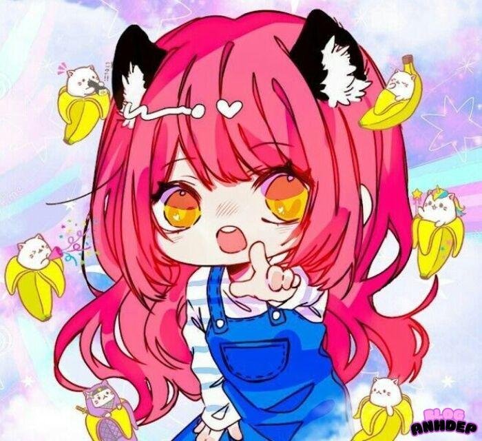 avatar mèo chibi xinh