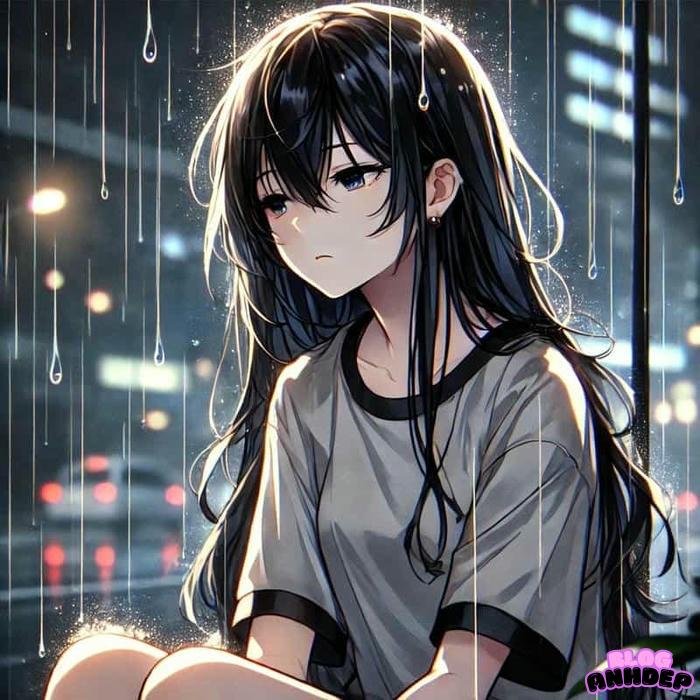 avatar nữ buồn hình